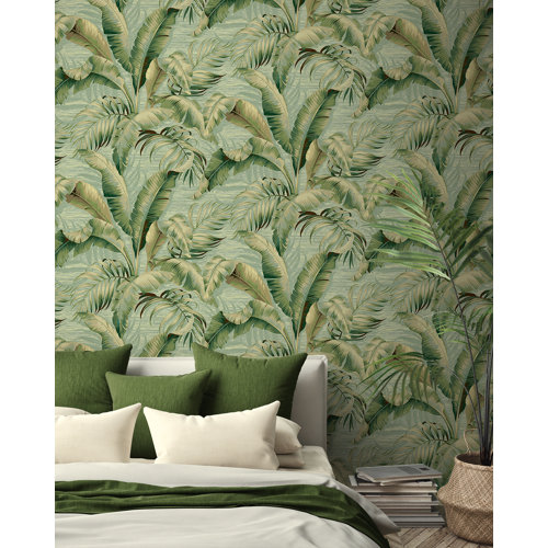 Tommy Bahama Palmiers Palm 18' L x 20.5" W Peel & Stick Wallpaper Roll & Reviews Wayfair